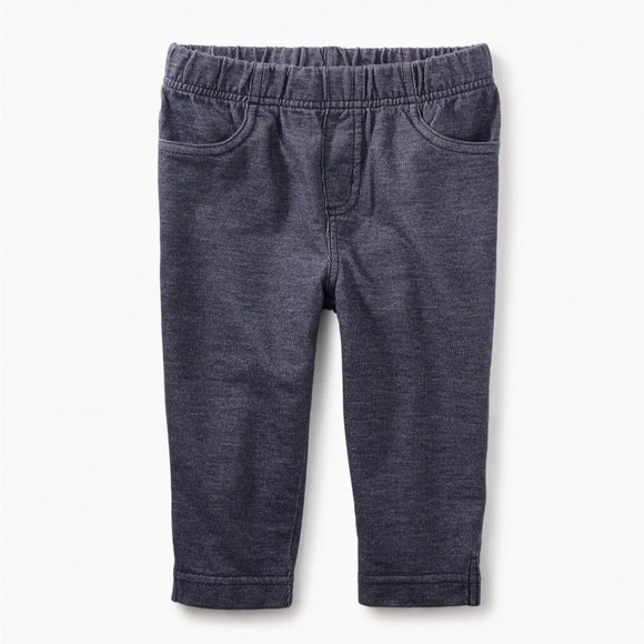 NWT Tea Collection pants indigo Promenade pedal pushers size 5 years - Picture 1 of 9